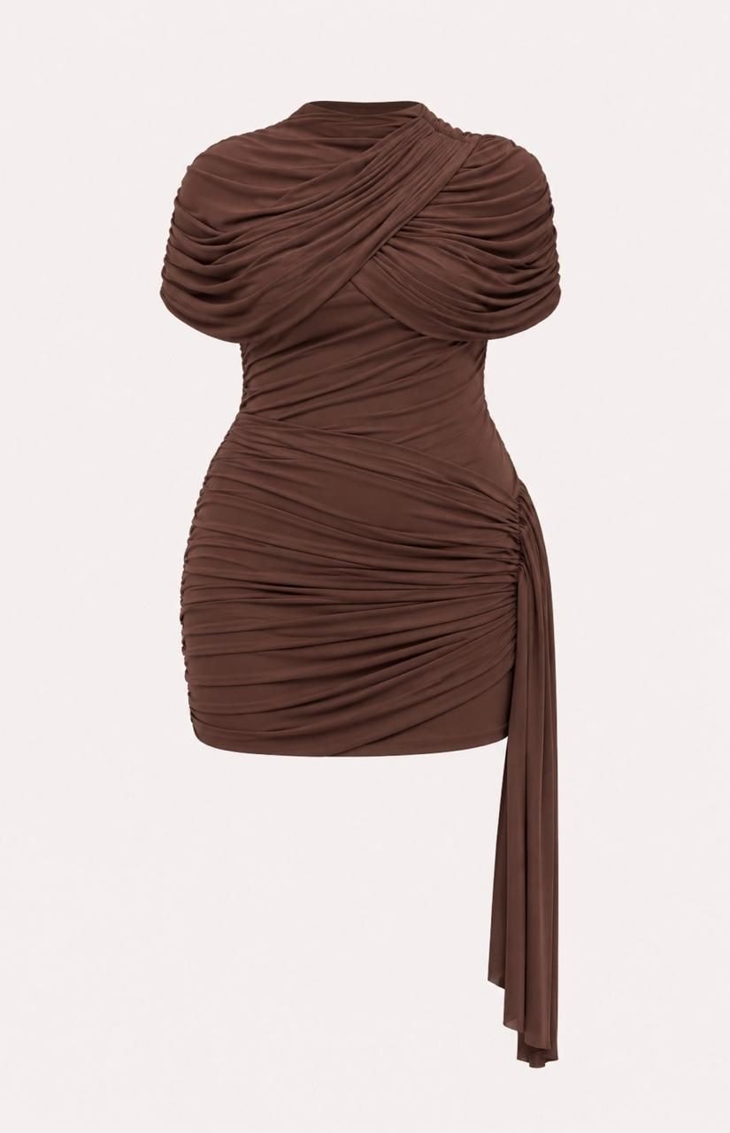 DRAPPED COCKTAIL DRESS