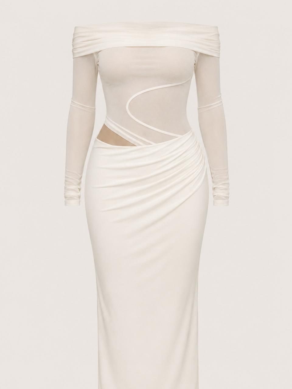 MESH BODYCONE DRESS