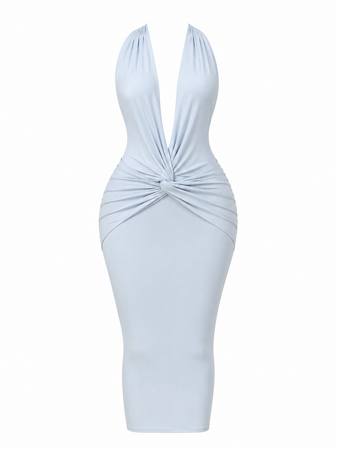 BLE SENSATION DRAPED MAXI DRESS